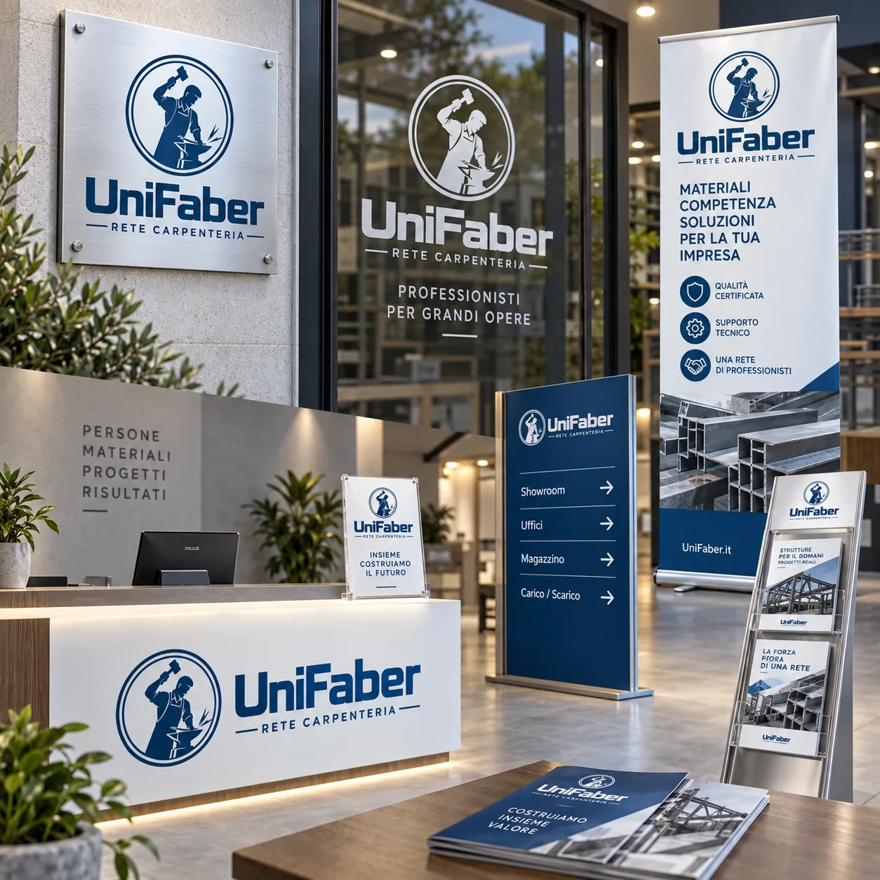 Segnaletica di sede UniFaber